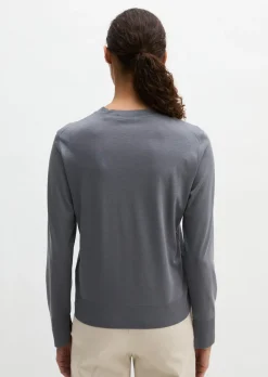 Luxury Longsleeve relaxed aus TENCEL™ Lyocell-Baumwolle-Mix