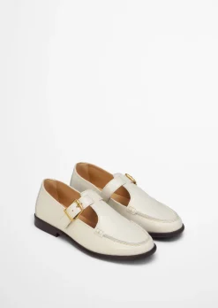 Mary-Jane Loafer Model Fiona aus glänzendem Rindleder