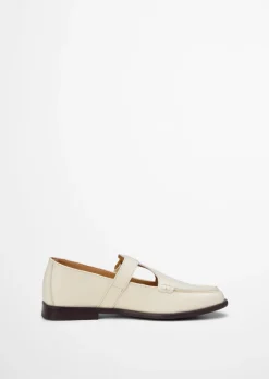 Mary-Jane Loafer Model Fiona aus glänzendem Rindleder