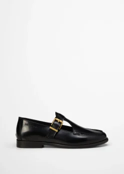 Mary-Jane Loafer Model Fiona aus glänzendem Rindleder