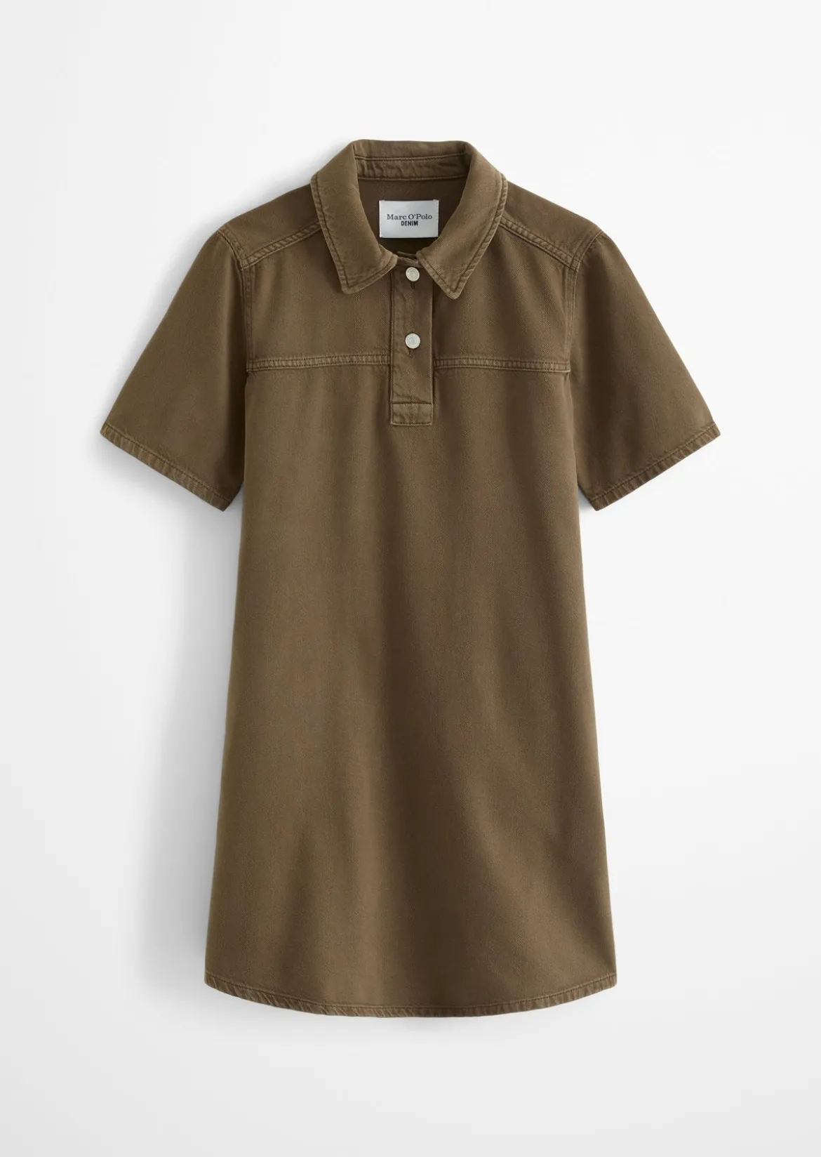 Minikleid flared aus Organic-Cotton-Lyocell-Twill