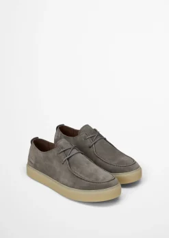 Mokassin-Schnürer Model Zen aus weichem Veloursleder