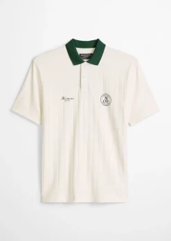 MOP Club '67 Football Tricot Polo, Rib aus reiner Bio-Baumwolle