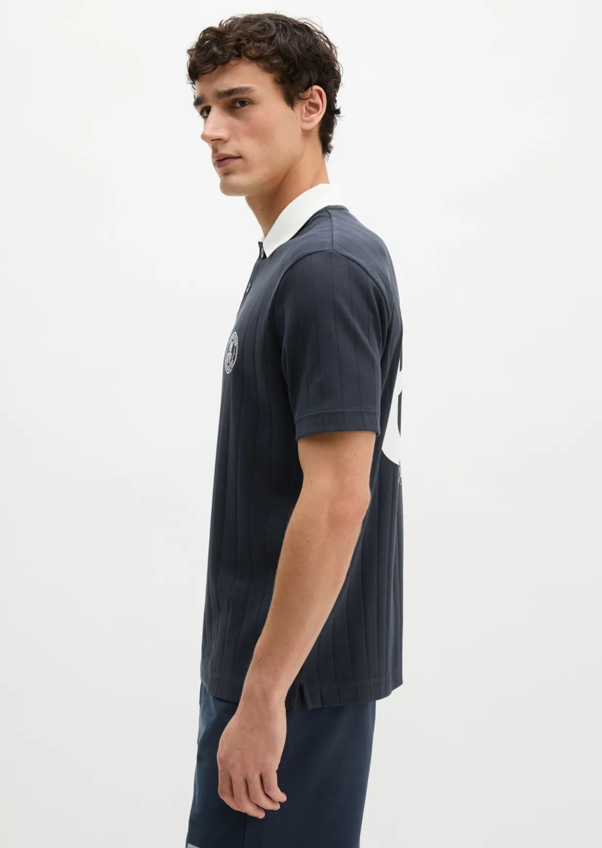 MOP Club '67 Football Tricot Polo, Rib aus reiner Bio-Baumwolle