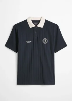 MOP Club '67 Football Tricot Polo, Rib aus reiner Bio-Baumwolle