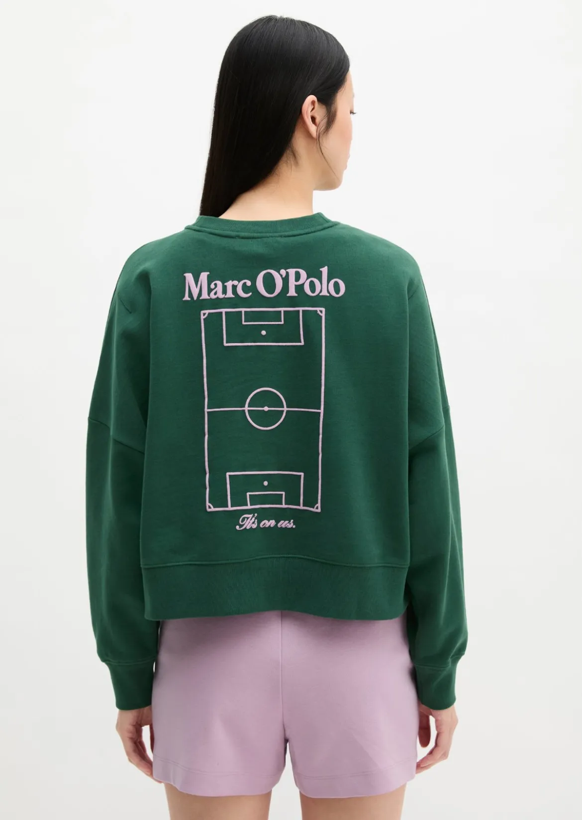 MOP Club '67 Sweater, Oversized, Boxy Fit mit gepeachter Oberfläche
