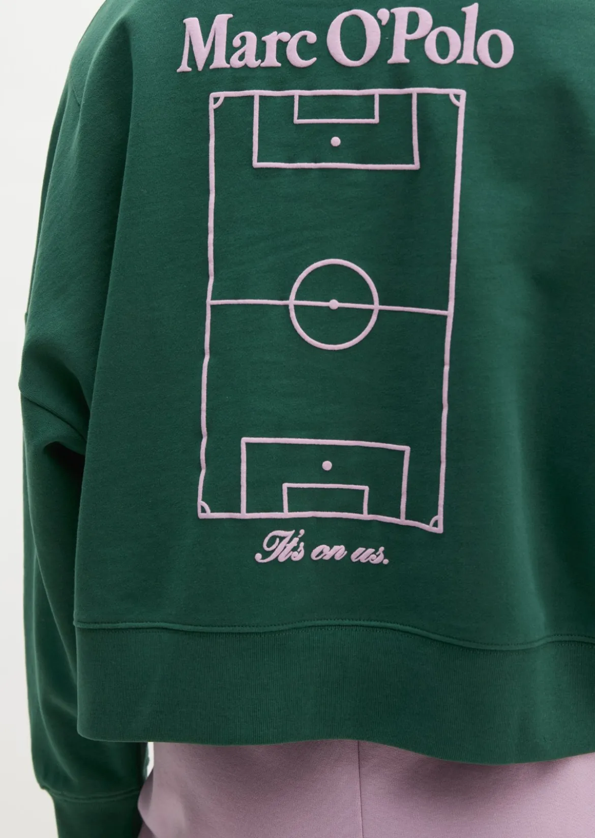 MOP Club '67 Sweater, Oversized, Boxy Fit mit gepeachter Oberfläche