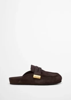 Mule Model Floria aus Veloursleder