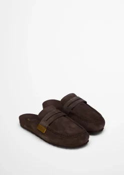Mule Model Floria aus Veloursleder