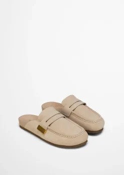 Mule Model Floria aus Veloursleder