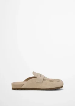 Mule Model Floria aus Veloursleder