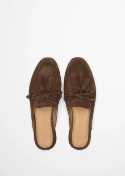 Mule Model Safina mit Schleife und Quasten