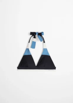 Neckholder-Bikini-Top aus recyceltem Material