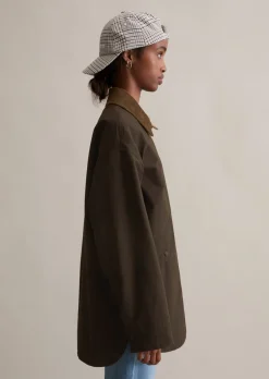 Outdoor-Barnjacket relaxed aus Cotton-Nylon-Mix