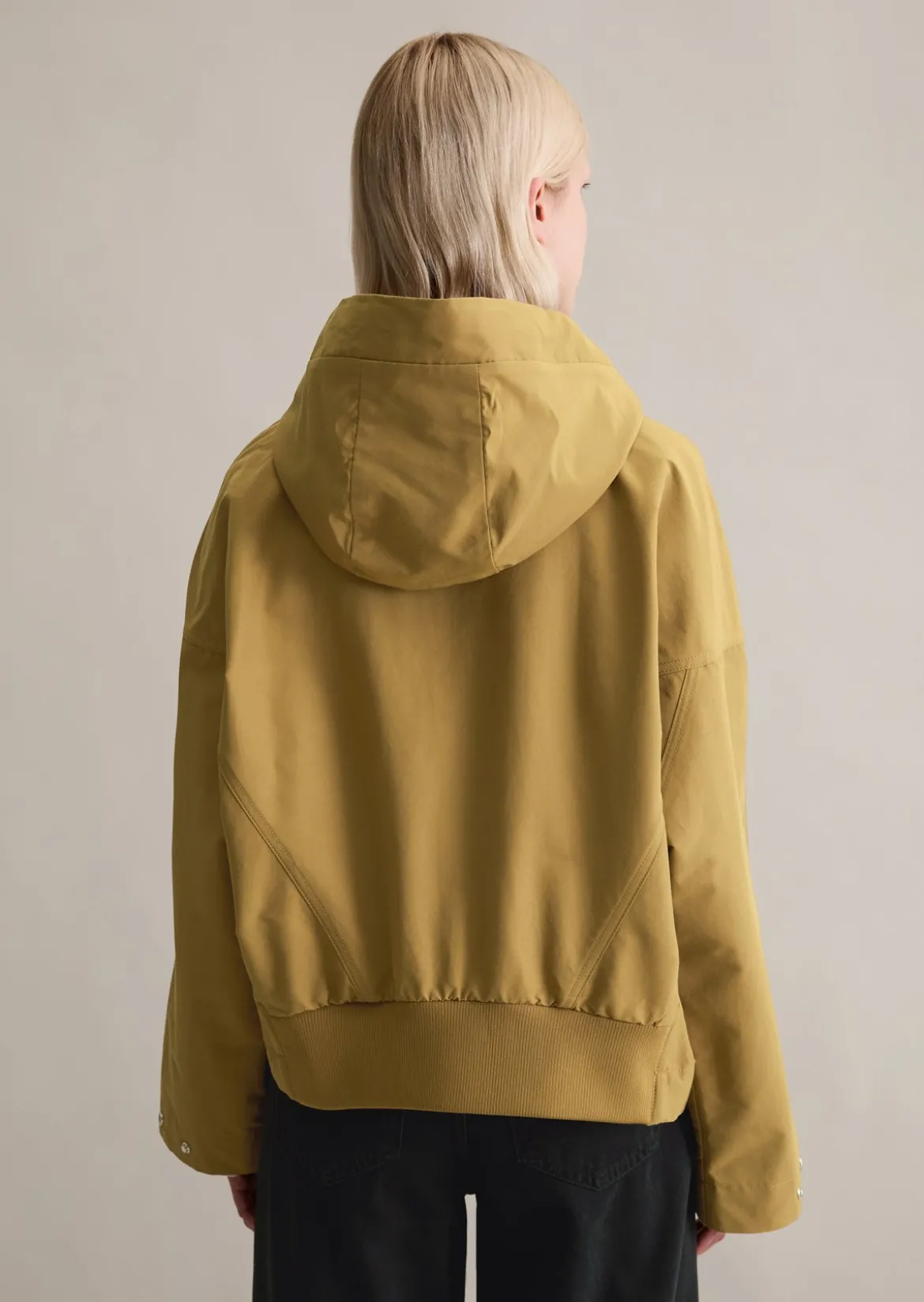 Outdoor-Jacke relaxed aus Cotton-Nylon