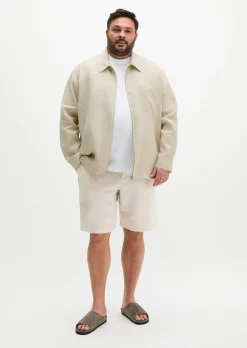 Overshirt aus reinem Leinen