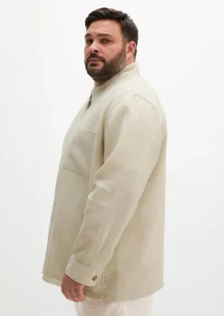 Overshirt aus reinem Leinen