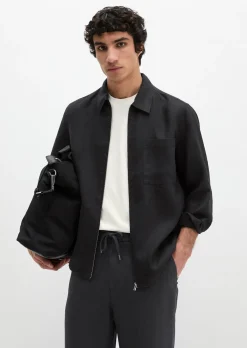 Overshirt aus reinem Leinen