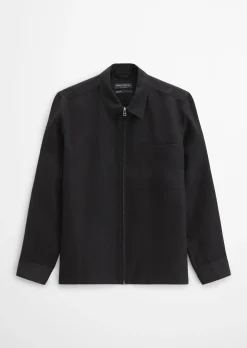 Overshirt aus reinem Leinen