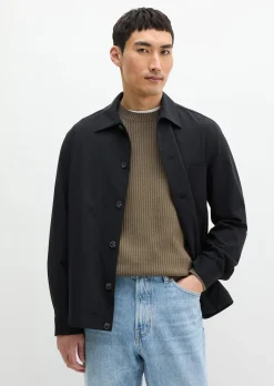 Overshirt aus sommerlichem Woll-Mix