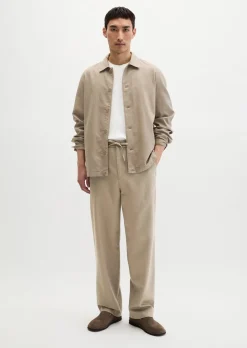 Overshirt aus TENCEL™ Lyocell -Leinen-Mix