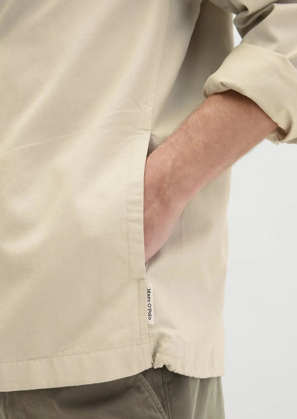 Overshirt aus TENCEL™ Lyocell -Leinen-Mix