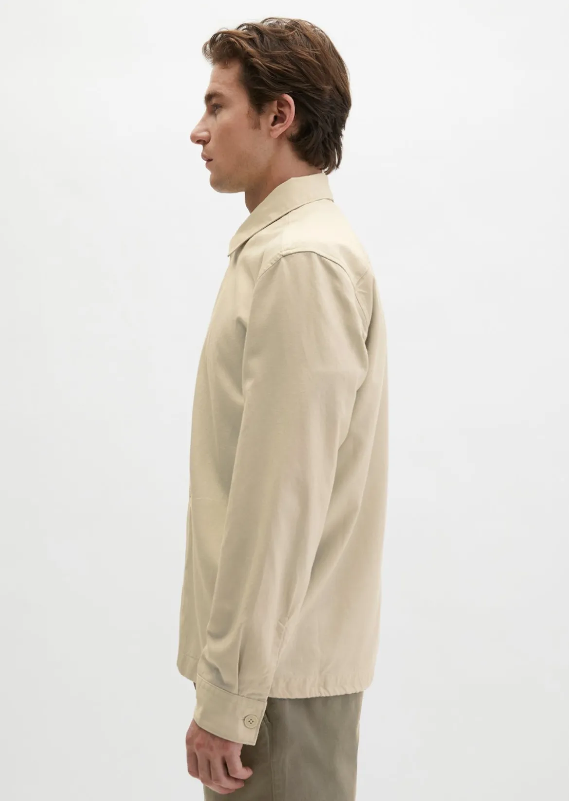 Overshirt aus TENCEL™ Lyocell -Leinen-Mix