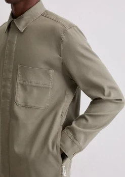 Overshirt aus weichem Bio-Baumwoll-Lyocell-Mix