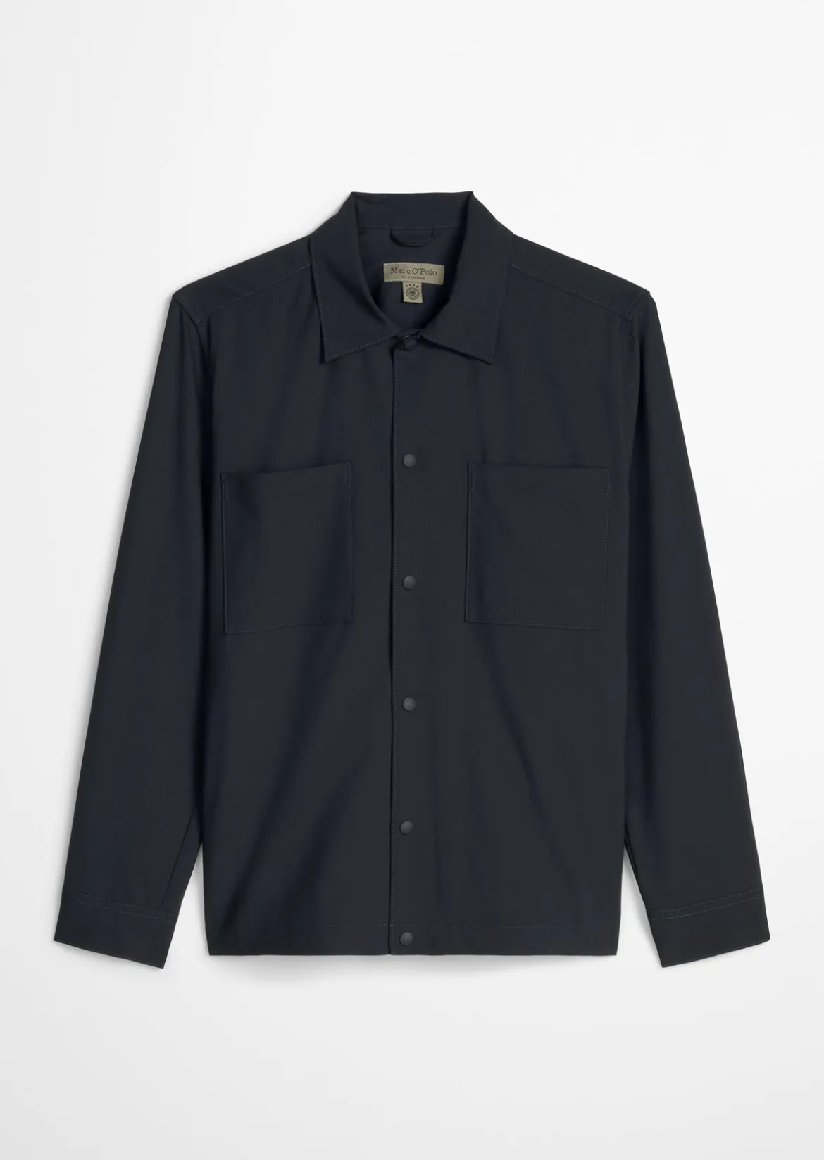 Overshirt DFB Travel Collection aus dehnbarem Tech Wool Blend