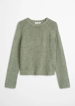Oversize-Pullover aus Bändchengarn