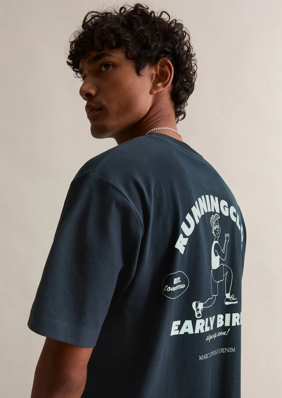 Oversize-T-Shirt mit markantem Rückenprint