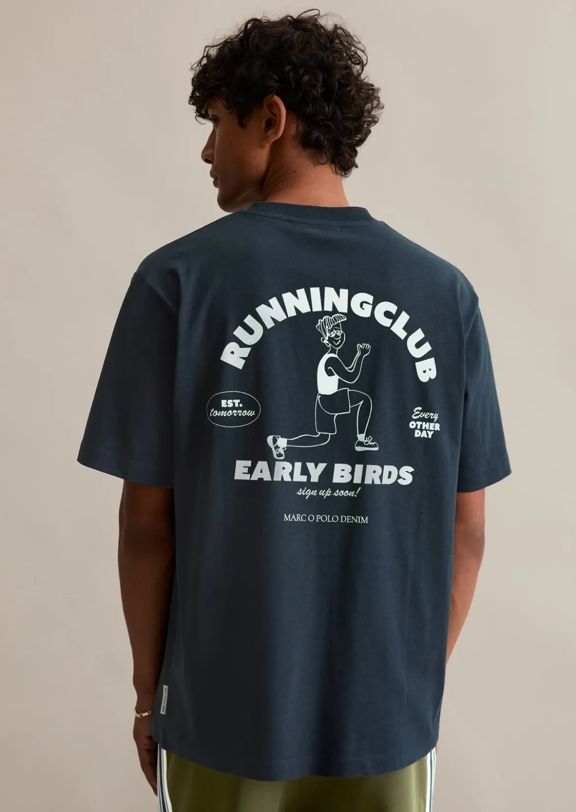 Oversize-T-Shirt mit markantem Rückenprint