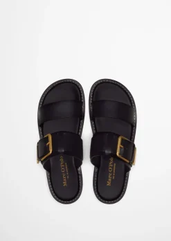 Pantolette Model Stina aus edlem Rindleder
