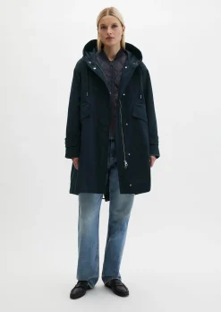 Parka regular aus Organic Cotton-Twill