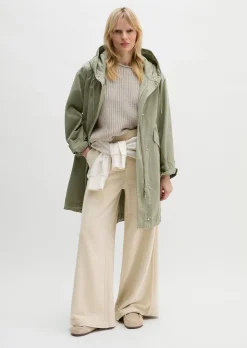 Parka regular aus Organic Cotton-Twill