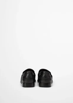 Penny-Loafer Model Fiona aus natürlichem Ziegenleder