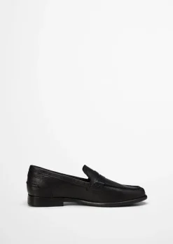 Penny-Loafer Model Fiona aus natürlichem Ziegenleder