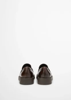 Penny-Loafer Model Lea aus Leder-Mix: glatt und Velours