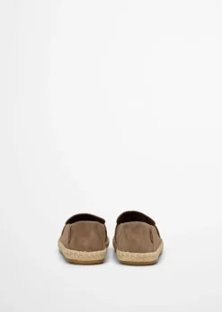 Pennyloafer-Espadrilles Model Jerry aus weichem Veloursleder