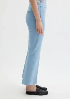 Piqué-Jerseypants slim cropped aus Organic Cotton-Mix