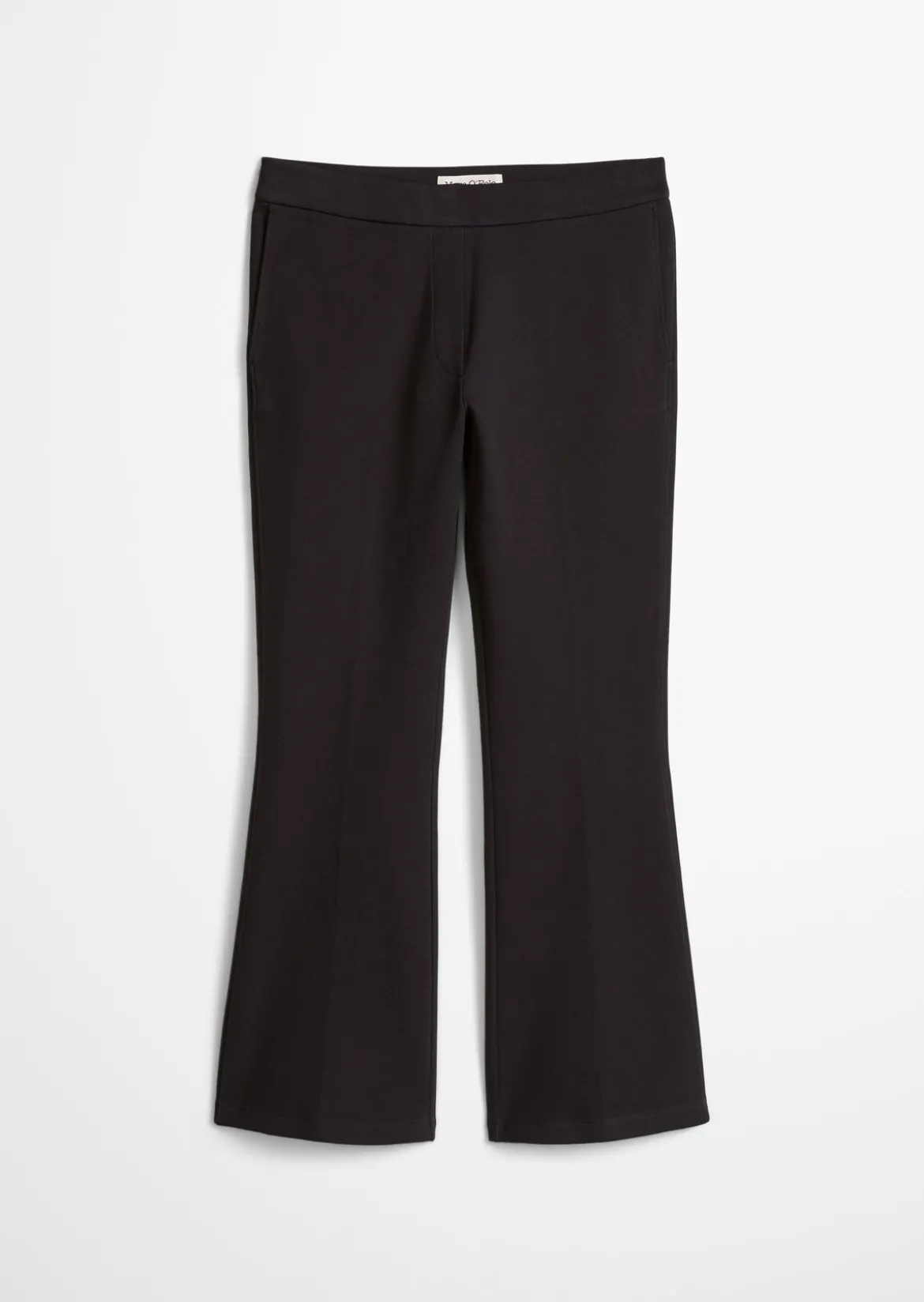 Piqué-Jerseypants slim cropped aus Organic Cotton-Mix