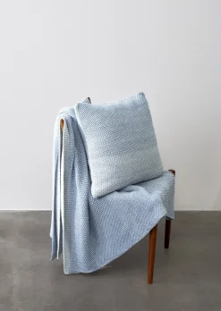 Plaid Model Nordic Knit Melange aus softer Bio-Baumwolle