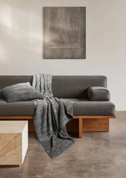 Plaid Model Nordic Knit Melange aus softer Bio-Baumwolle
