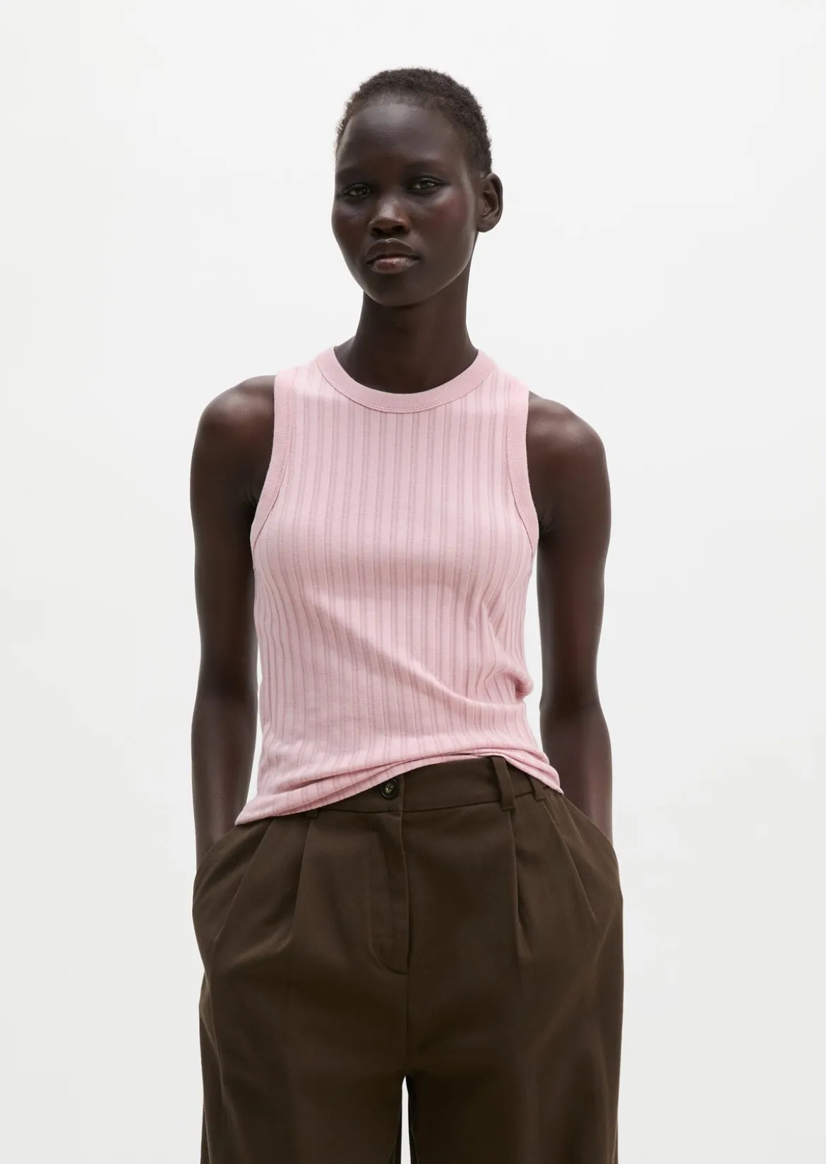 Pointelle-Top regular mit TENCEL™ Modal