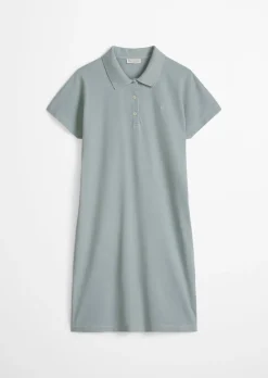 Polokleid regular aus Piqué-Jersey