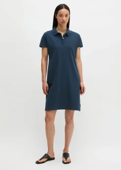 Polokleid regular aus Piqué-Jersey