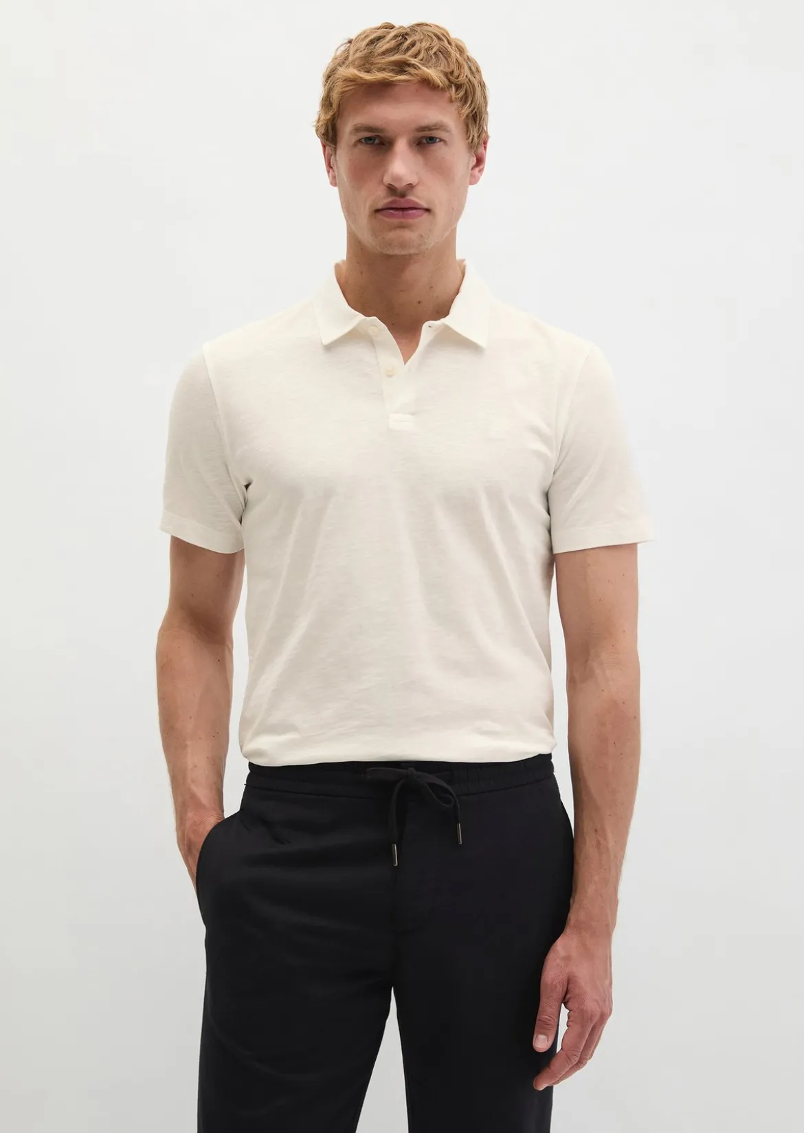 Poloshirt Jersey slim aus reiner Bio-Baumwolle