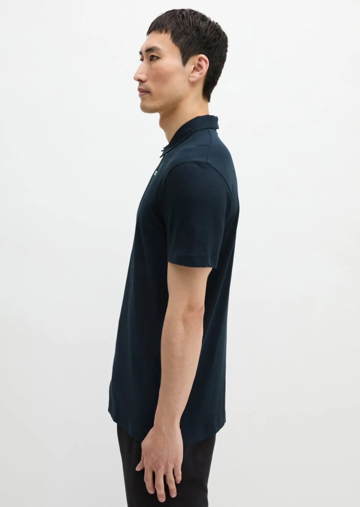 Poloshirt Jersey slim aus reiner Bio-Baumwolle