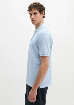 Poloshirt Piqué regular garment-dyed aus Bio-Baumwolle