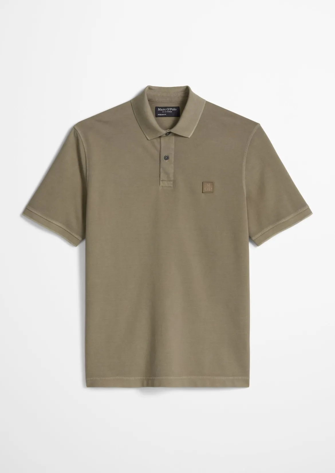 Poloshirt Piqué regular garment-dyed aus reiner Bio-Baumwolle